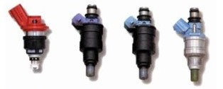 Inyector de combustible en primer plano